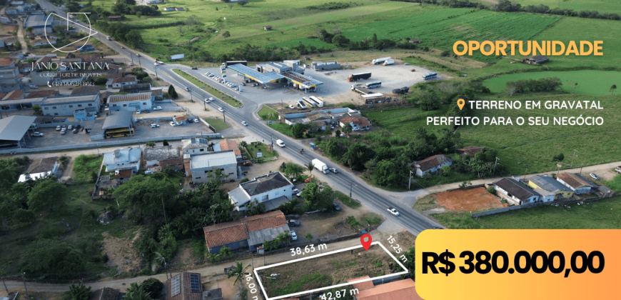 Terreno Comercial – Gravatal/SC