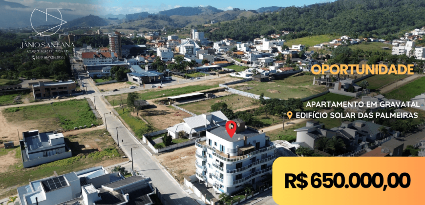 Apartamento 301 Solar das Palmeiras – Gravatal/SC