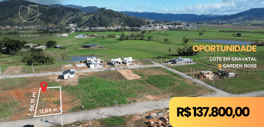 Lote Garden E25 – Gravatal/SC