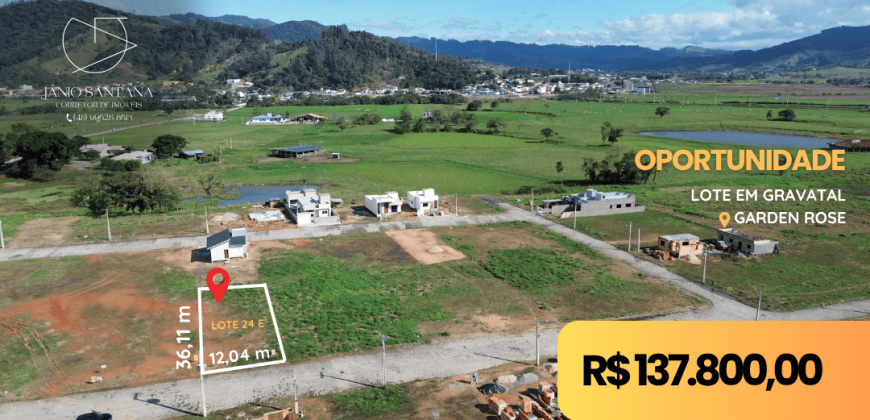 Lote Garden E24 – Gravatal/SC