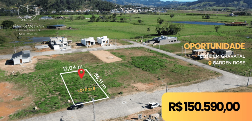 Lote Garden E22 – Gravatal/SC