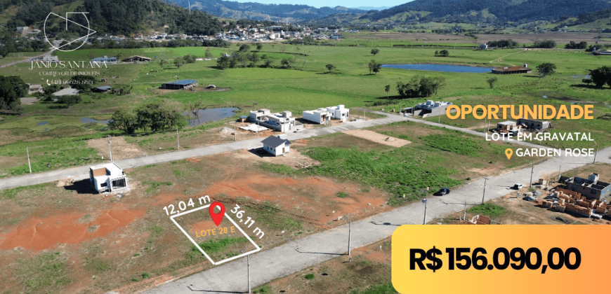 Lote Garden E28 – Gravatal/SC