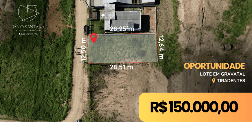 Lote à venda – Gravatal/SC