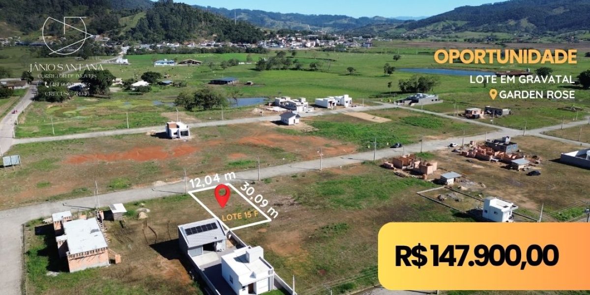 Lote Garden F15 – Gravatal/SC