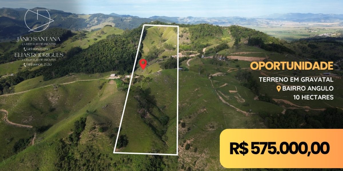 Terreno Rural Ângulo – Gravatal/SC
