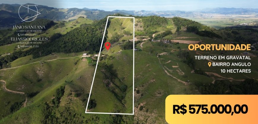 Terreno Rural Ângulo – Gravatal/SC