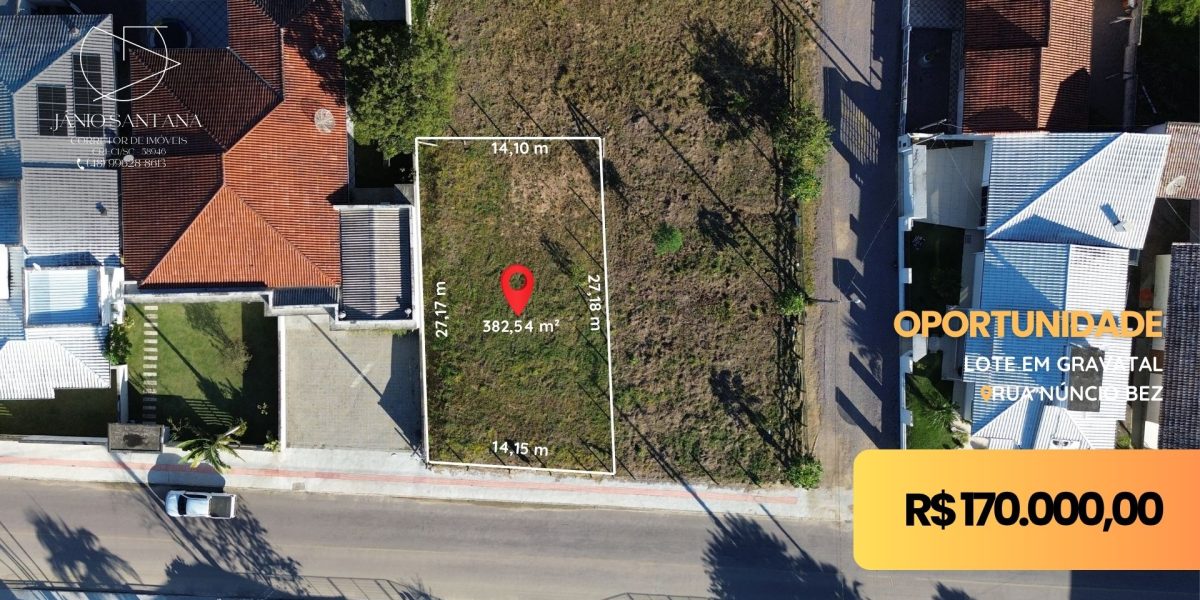 Lote Rua Núncio Bez – Gravatal/SC